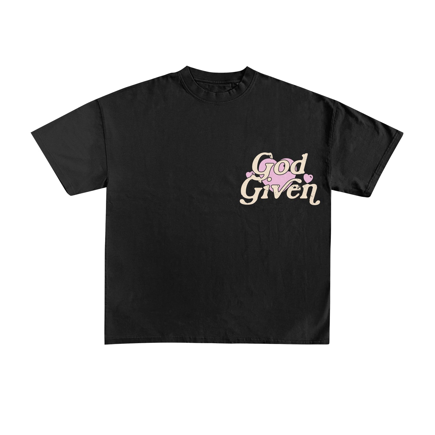 "PRETTY GIRLS LOVE JESUS" BLACK TEE