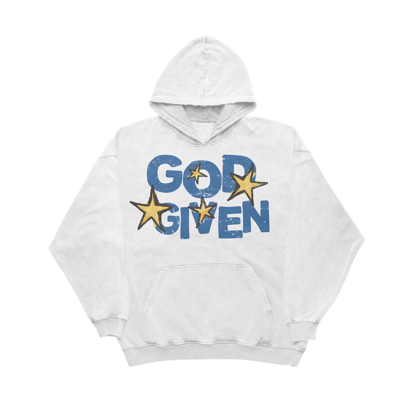 "PRETTY GIRLS LOVE JESUS" WHITE HOODIE