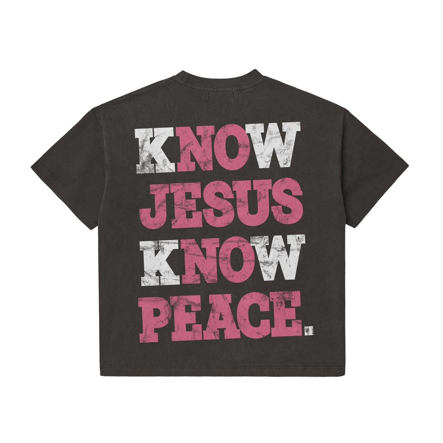 "KNOW PEACE" PEPPER TEE
