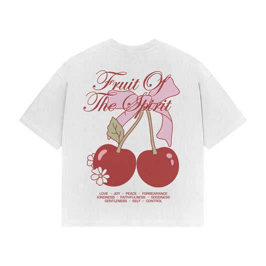 "FRUIT OF THE SPIRIT" CHERRY TEE