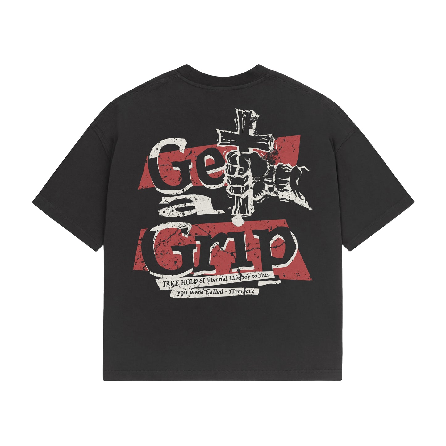 "GET A GRIP" TEE