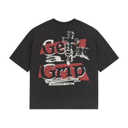 "GET A GRIP" TEE