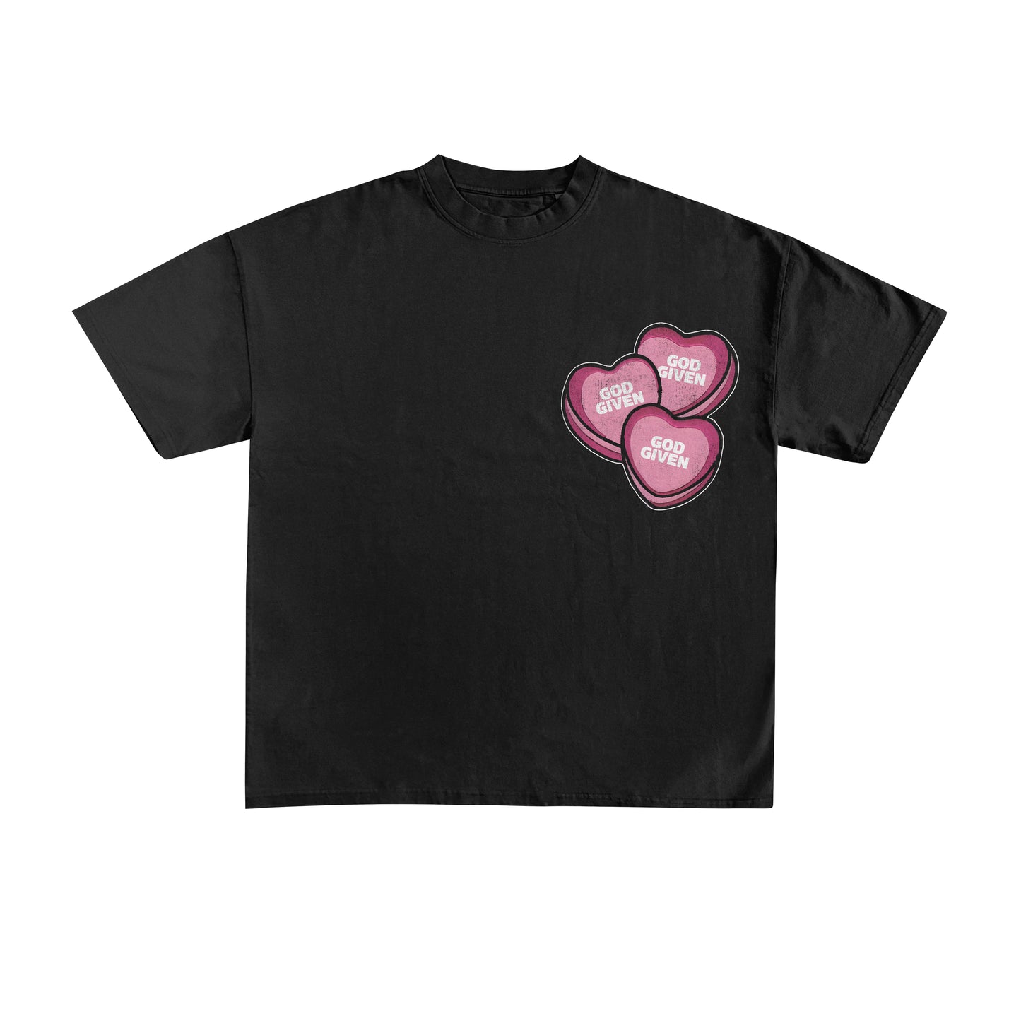 "GOD LOVES YOU" TEE BLACK