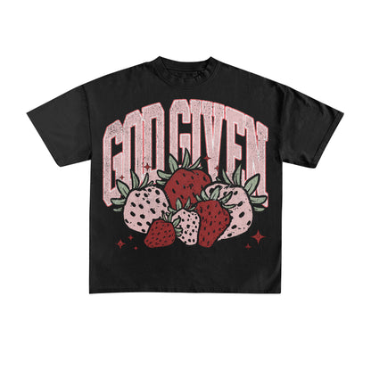 "FRUIT OF THE SPIRIT" BLACK TEE