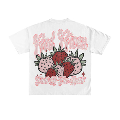 "FRUIT OF THE SPIRIT" WHITE TEE