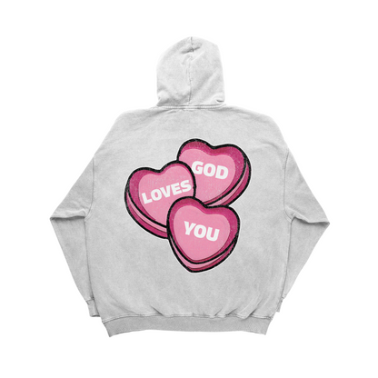 "GOD LOVES YOU" HOODIE