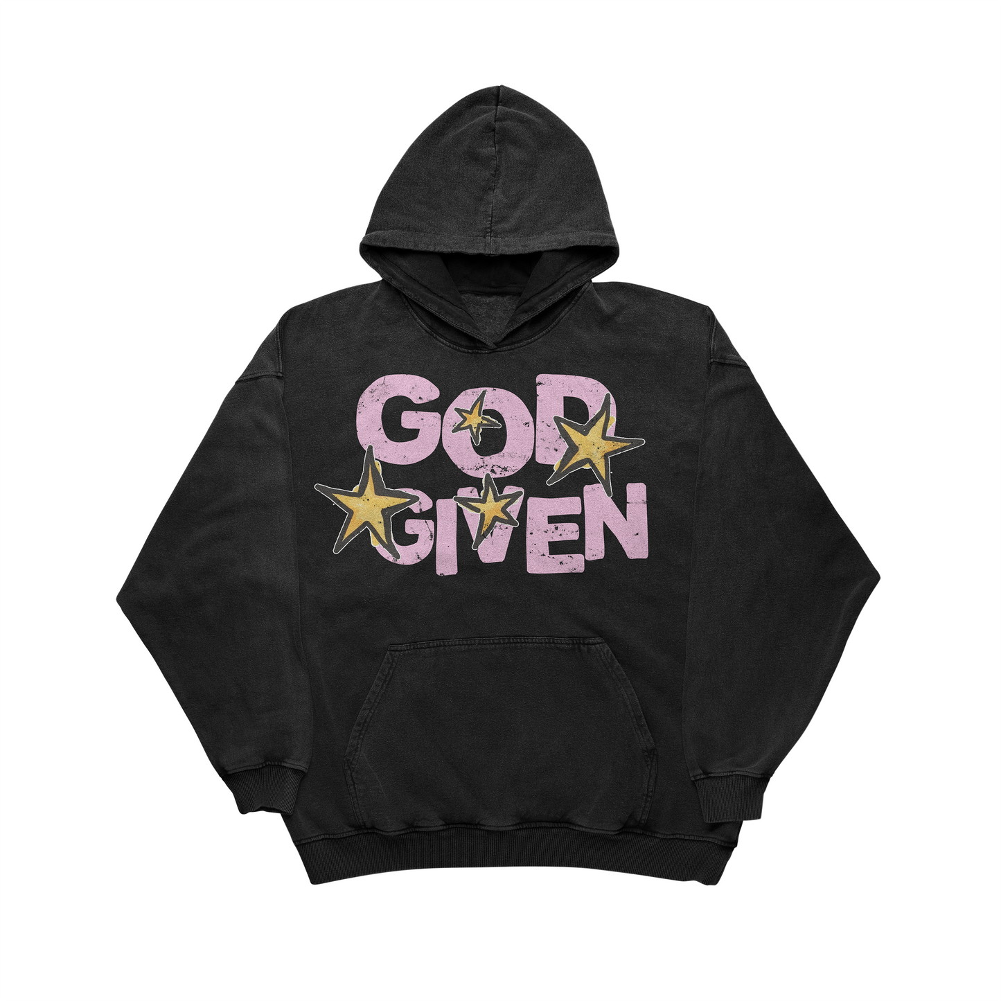 "PRETTY GIRLS LOVE JESUS" BLACK HOODIE