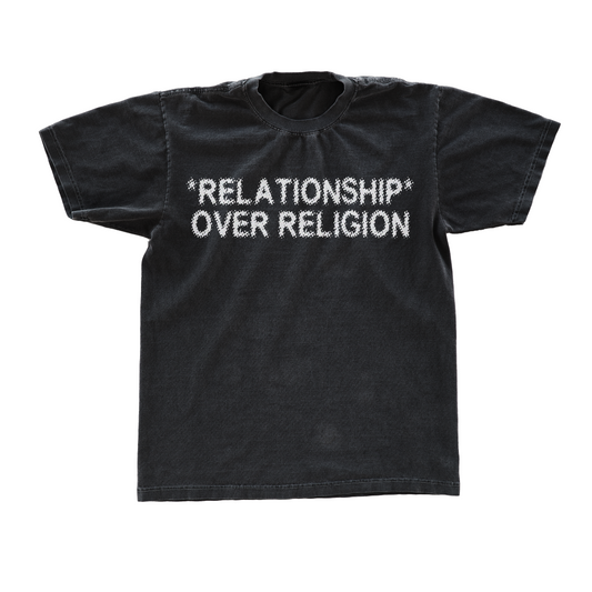 PREMIUM "RELATIONSHIP OVER RELIGION" TEE